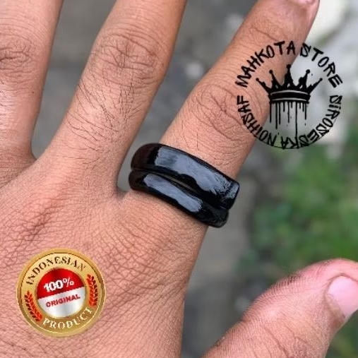 cincin akar bahar hitam asli 100% original