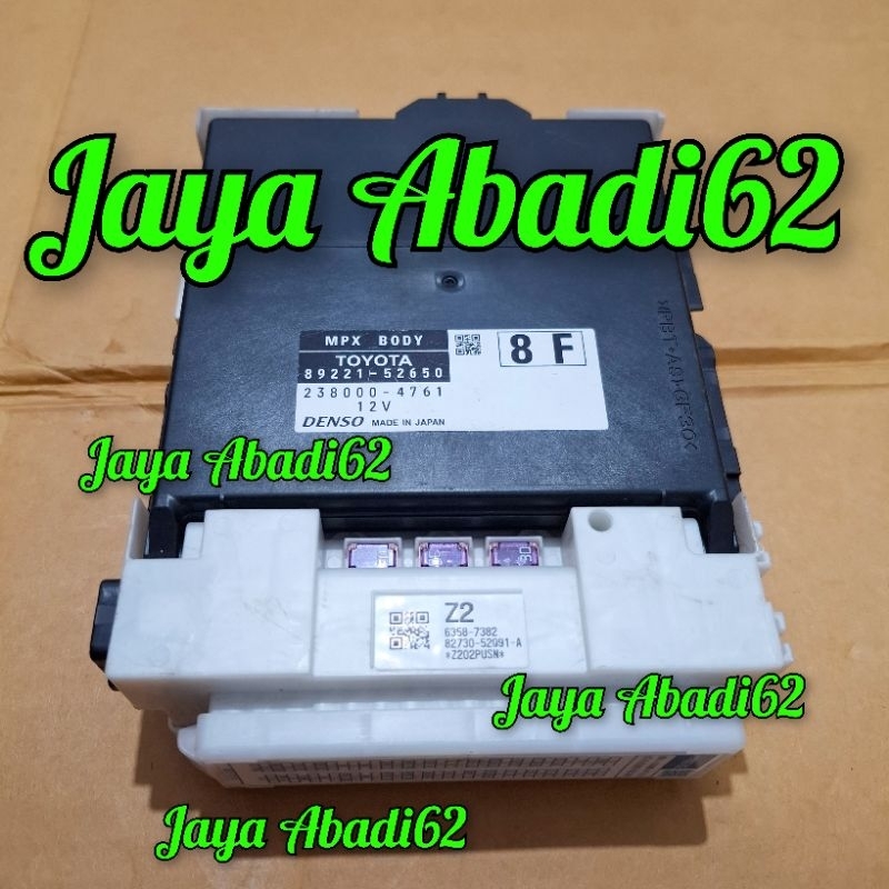 Komputer Multiplex Network Body Computer MPX Bodi Sienta Type V NSP170 89221-52650 Asli 8F Komplit