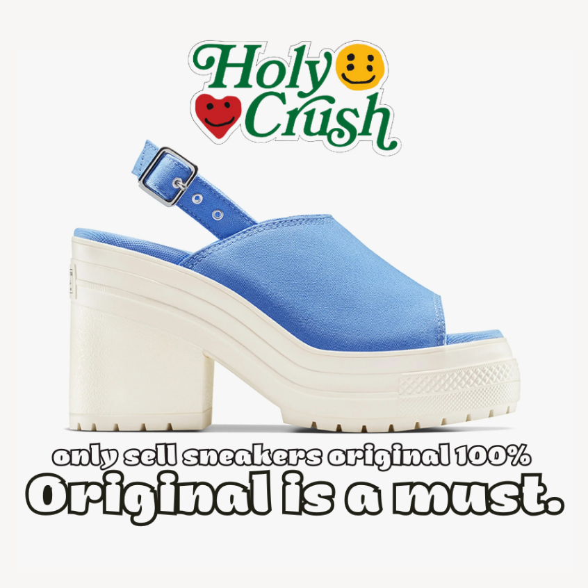 CONVERSE DE LUXE HEEL MULE BLUE/WHITE - ORIGINAL 100%