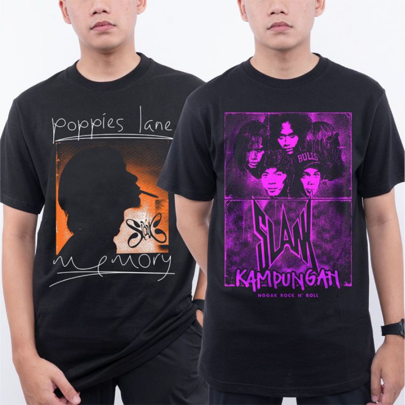 Slank - Kaos Slank - Kampungan - Poppies Lane Memory - Slank 7 - Slank Jadul - Akugila Store - Distr