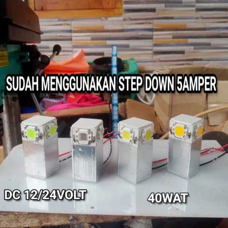 ISI LAMPU ROTARI RAKITAN (LAMPU SAJA) 4 LED HPL 12/24 VOLT PENGGANTI LAMPU ROTARI