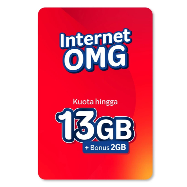 PAKET INTERNET OMG BULANAN HINGGA 15Gb / 30 HARI