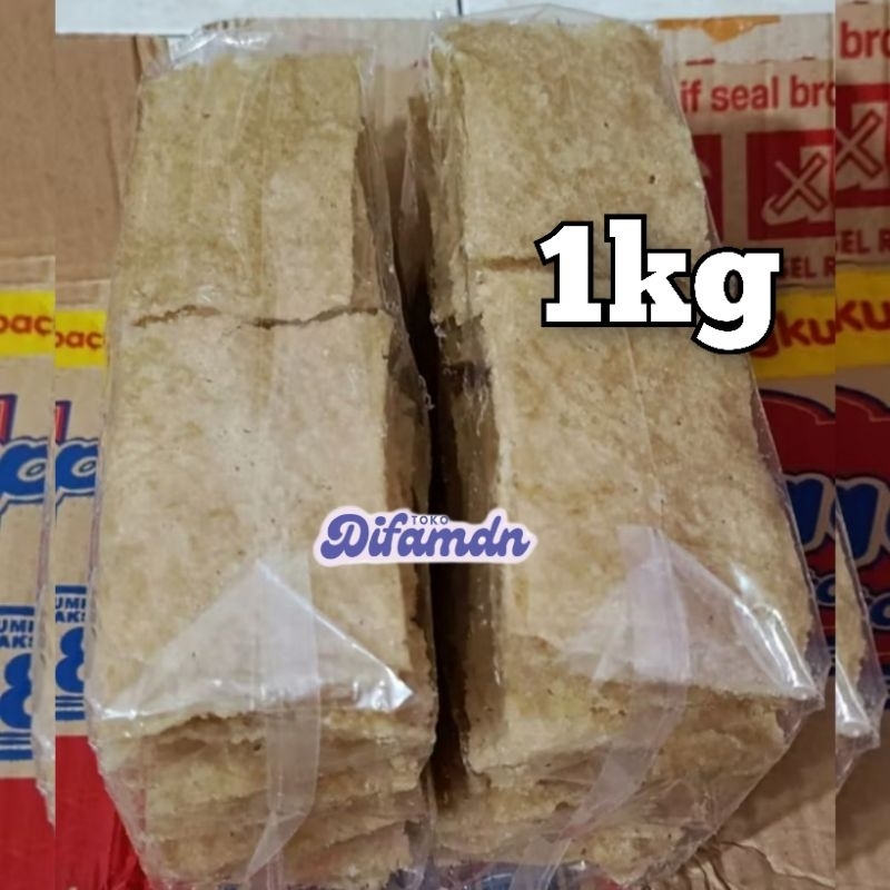 

termurah! krupuk puli mentah 1kg / lempeng mentah / krupuk beras/ kerupuk mentah