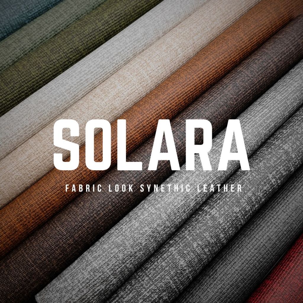 SOLARA Synthetic Leather - Kulit Oscar Motif Kain - Pelapis Sofa Furniture - Kulit Sintetis Fabric L