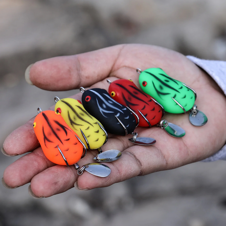 Umpan Casting Katak Karet Umpan Casting Katak Kecil Umpan Casting Toman Gabus Umpan Casting Karet 2c