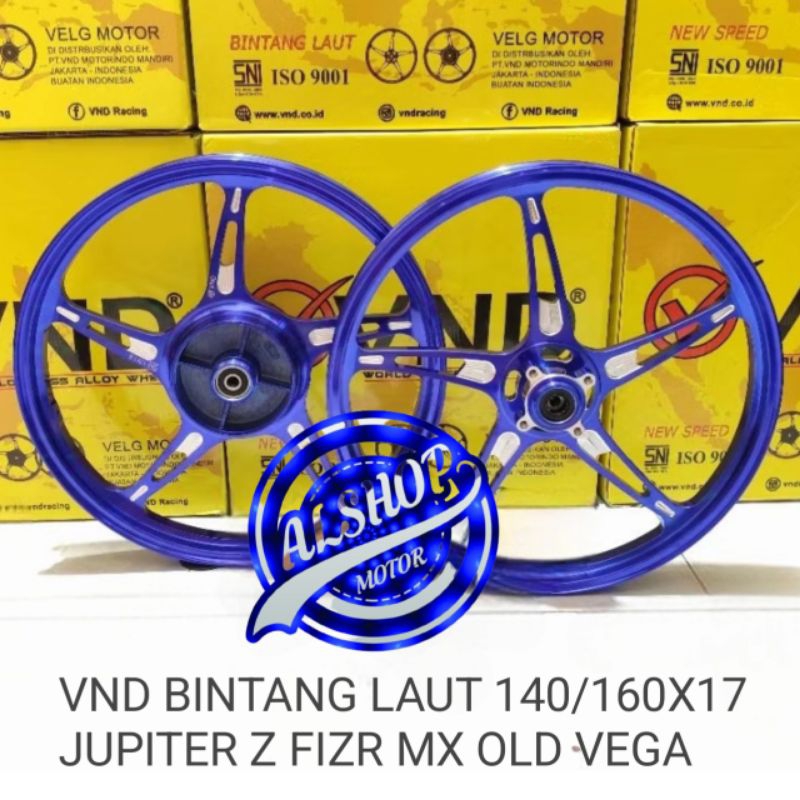 VELG RACING VND BINTANG LAUT YAMAHA JUPITER Z FIZR VEGA R ZR MX OLD 140/160x17