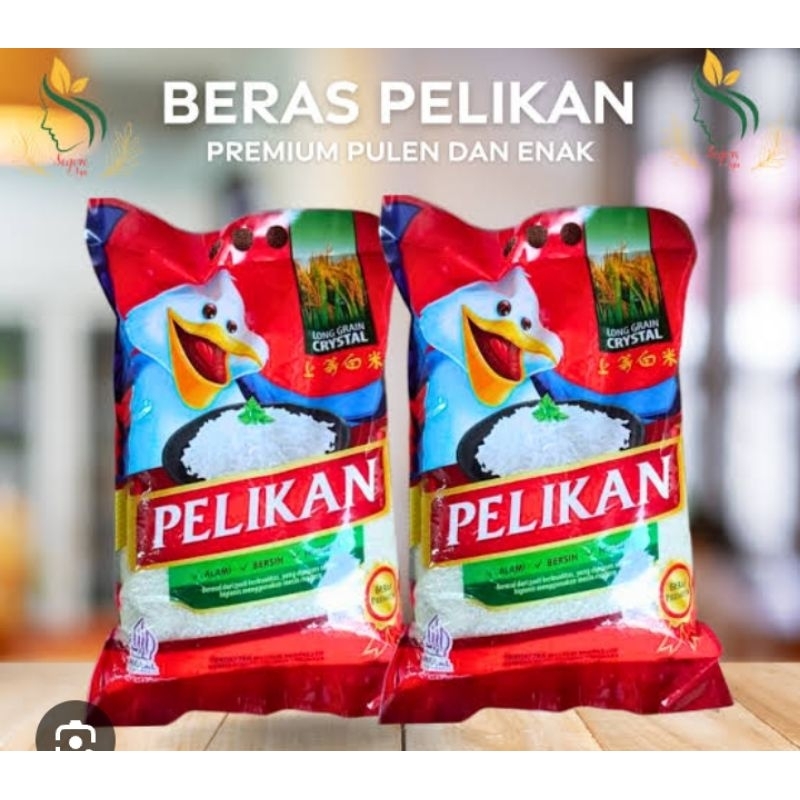 

Beras pelikan 5kgx5