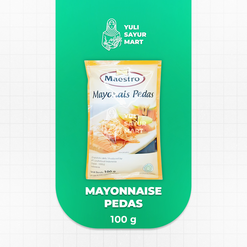 

Maestro Mayonnaise Pedas 100g - Yuli Sayur Mart