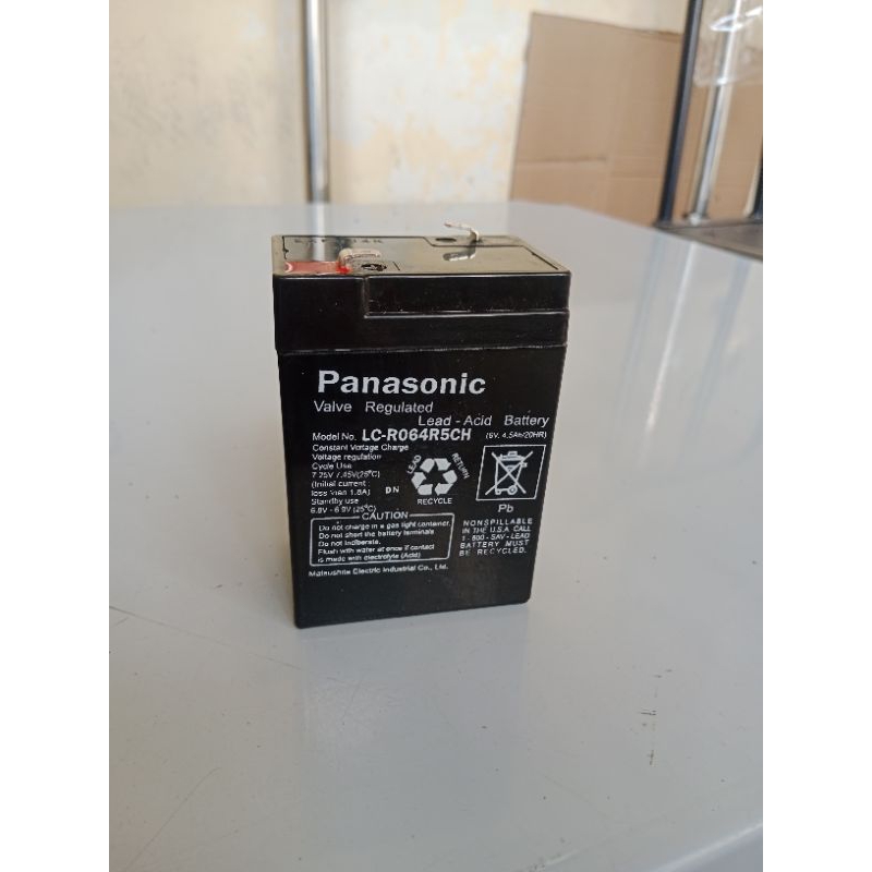 Aki kering Panasonic 6 volt berkualitas