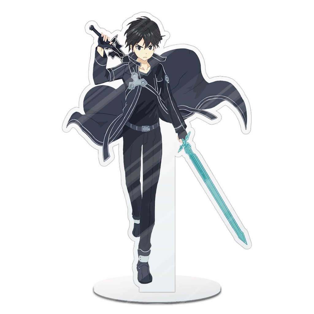 Stand akrilik figure anime KIRITO SAO standee 20cm- SWORD ART ONLINE material Akrilik