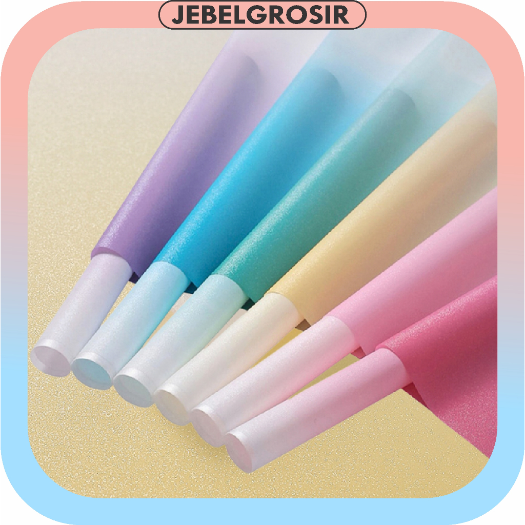 

15 lembar Kertas Buket Motif Gradasi Flower Wrapping Gradient Glitter Cellophane Florist KB6114