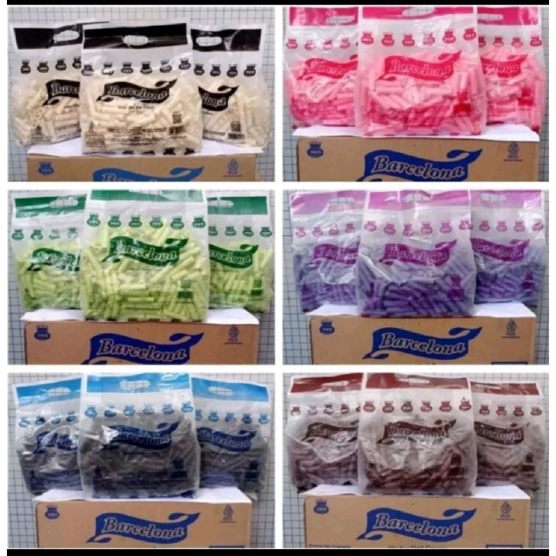 

ASTOR MINI BARCELONA 500gram (COKLAT, CREAM SUSU, VANILLA, BLUEBERY, STRAWBERY, PANDAN)