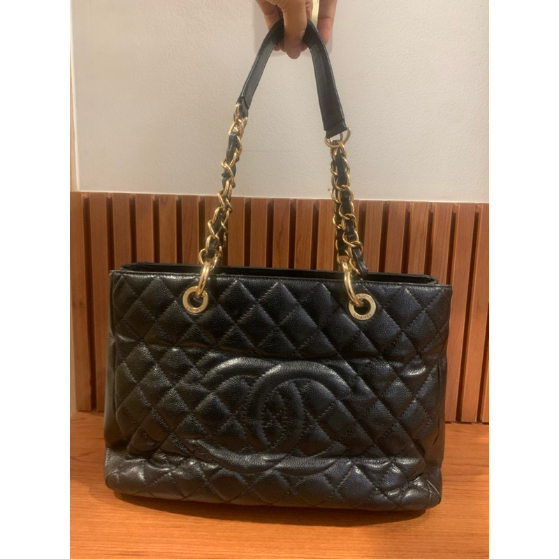 preloved tote chanel caviar 31 rue cambon