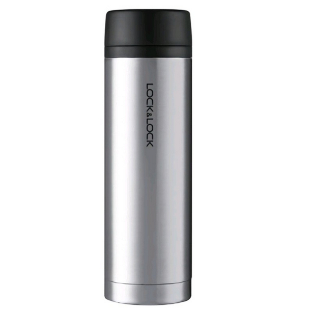 LOCK N LOCK COMPACT TUMBLER 250ML BLACK BOTOL MINUM TERMOS LHC4133