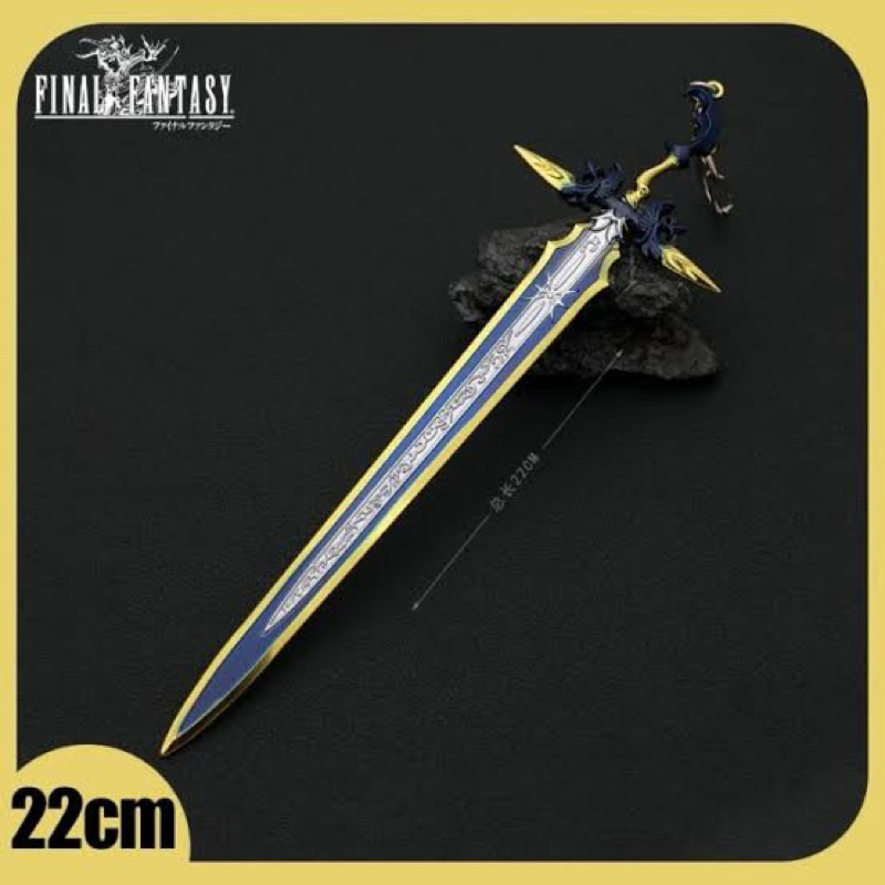 Keychain Anime Final Fantasy XV Bahamut Ultima Astral Sword Figure