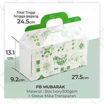 

Paper Bag Packaging Kue Kering Edisi Idul Fitri Kotak Hampers Cookies Muat 3 Toples Jar 650 ml
