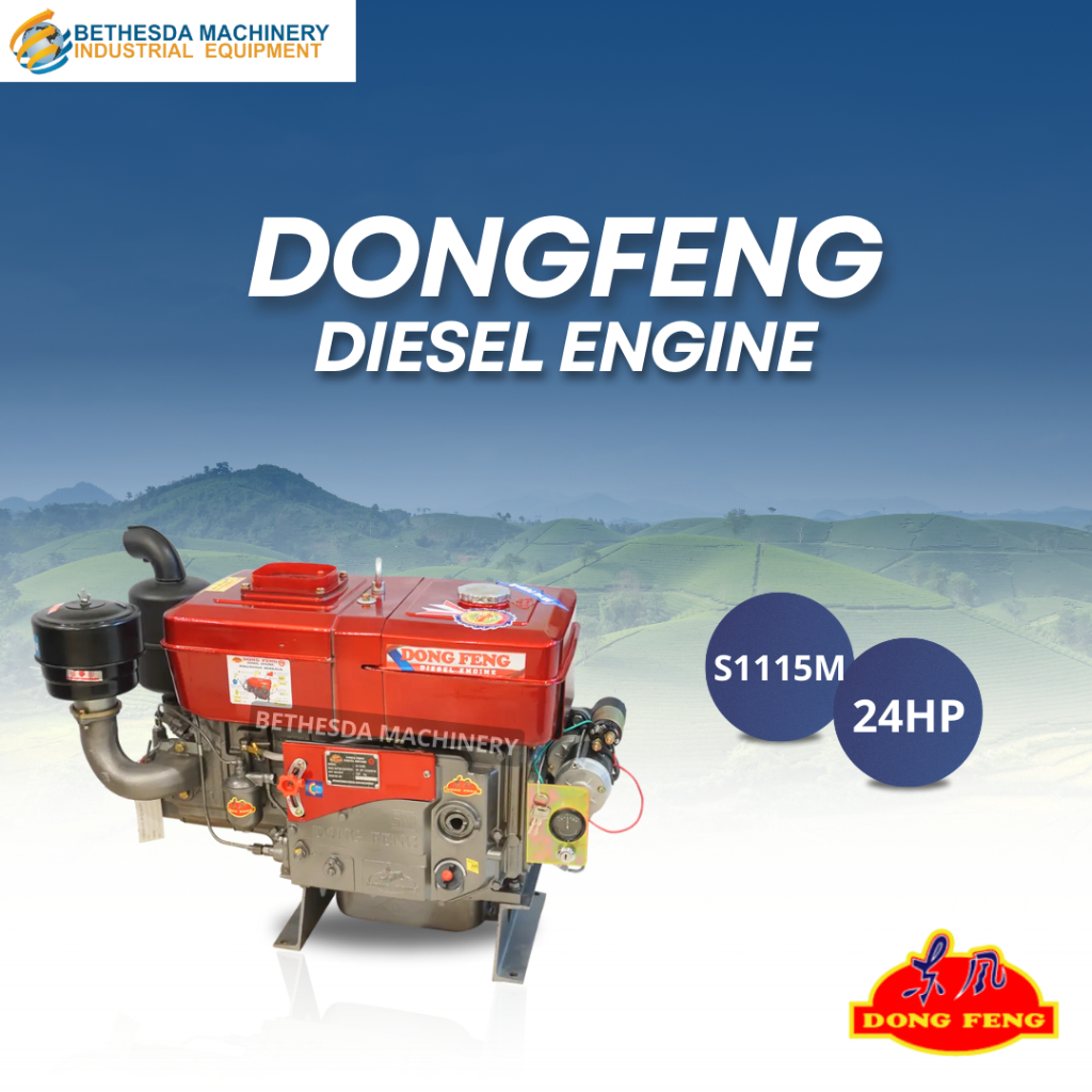 Dongfeng Diesel S 1115 M / Mesin Penggerak Solar 24 HP Stater