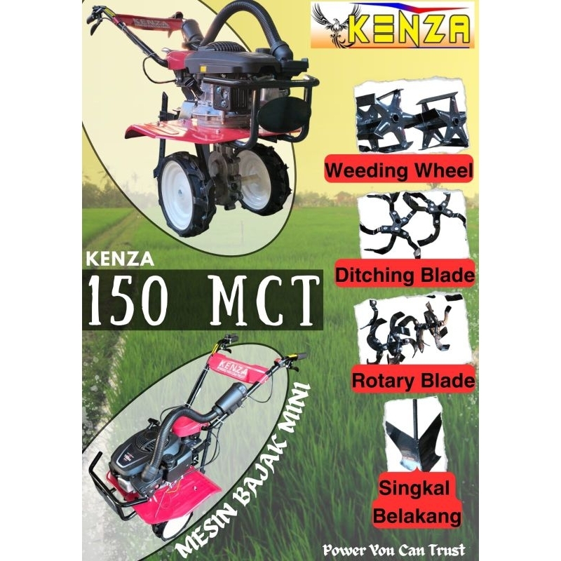 MINI TILLER / CULTIVATOR KENZA KZ150MCT