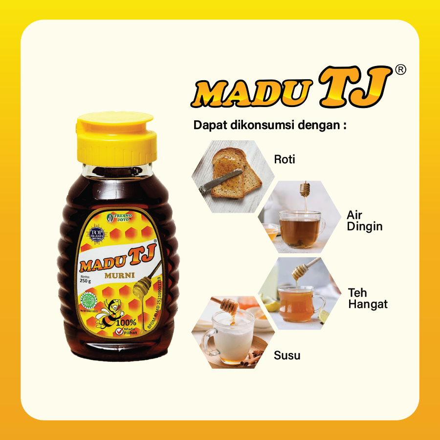 

QH Paket 2 Madu TJ Murni 250 Gr [FREE GIFT]