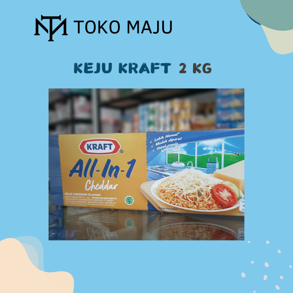 

Keju Kraft All-in-1 Cheddar 2 kg