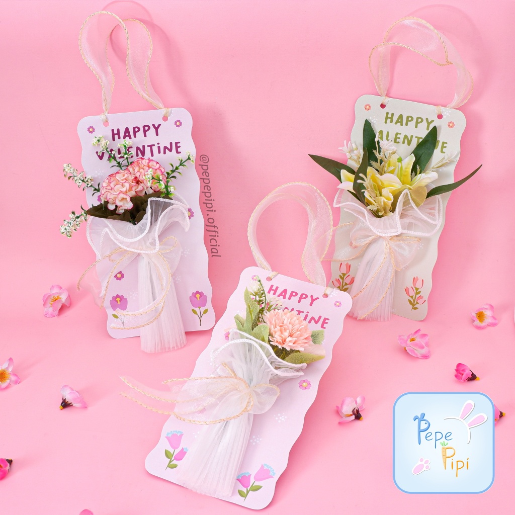 

Paper Flower Handheld Buket Bunga Mini Gift Valentine Hari Kasih Sayang Bouquet Hampers Anniversary