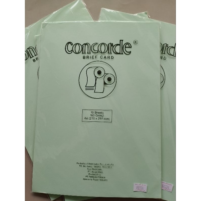 

CONCORDE BRIEF CARD