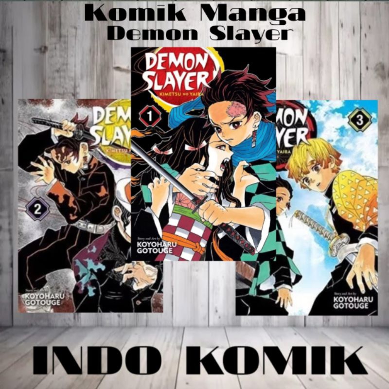 Komik Manga Demon Slayer Kimetsu No Yaiba Vol. 1 - 23 By Koyoharu Gotouge Bahasa Indonesia