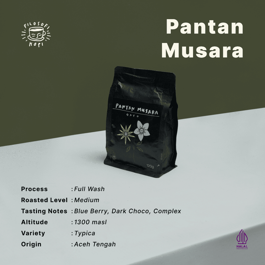 

Filosofi Kopi Beans - Pantan Musara Beans 120gr