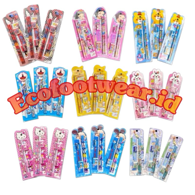 

Alat Tulis sekolah anak anak 5 in 1 pensil sekolah anak anak lucu stationary anak anak sekolah ecofootwear.id