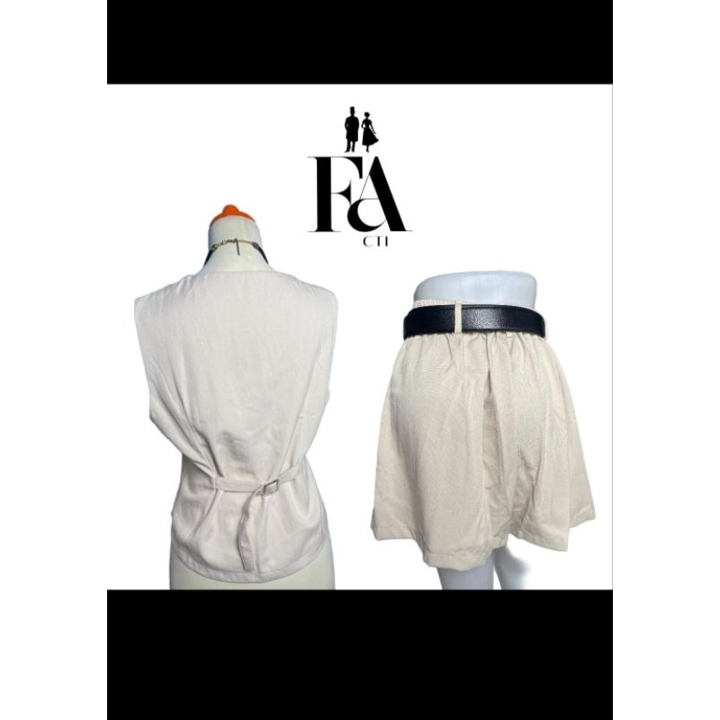 one set wanita style korea | Celan dan Rompi Terpisah | Satuan |