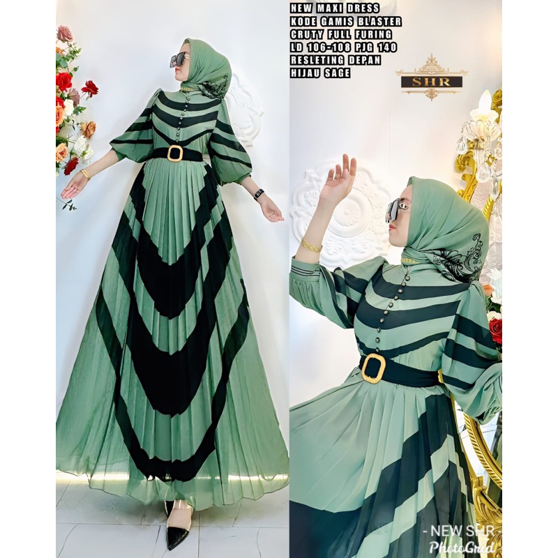 NEW!! MAXI DRESS BLASTER SHR ORI 100%