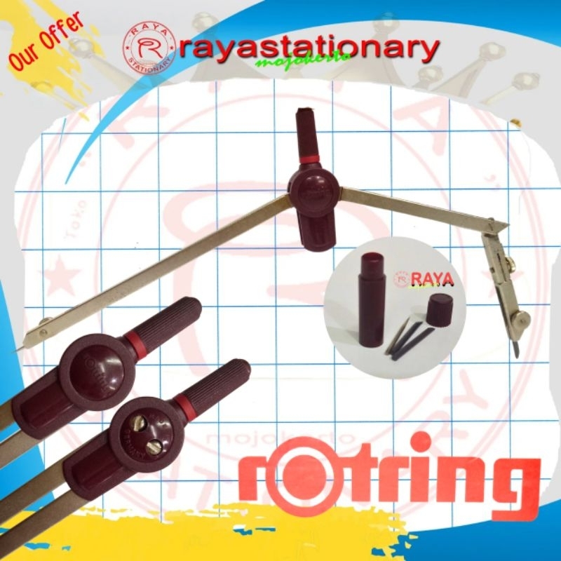 

Jangka - Rapido Rotring Asli Ori