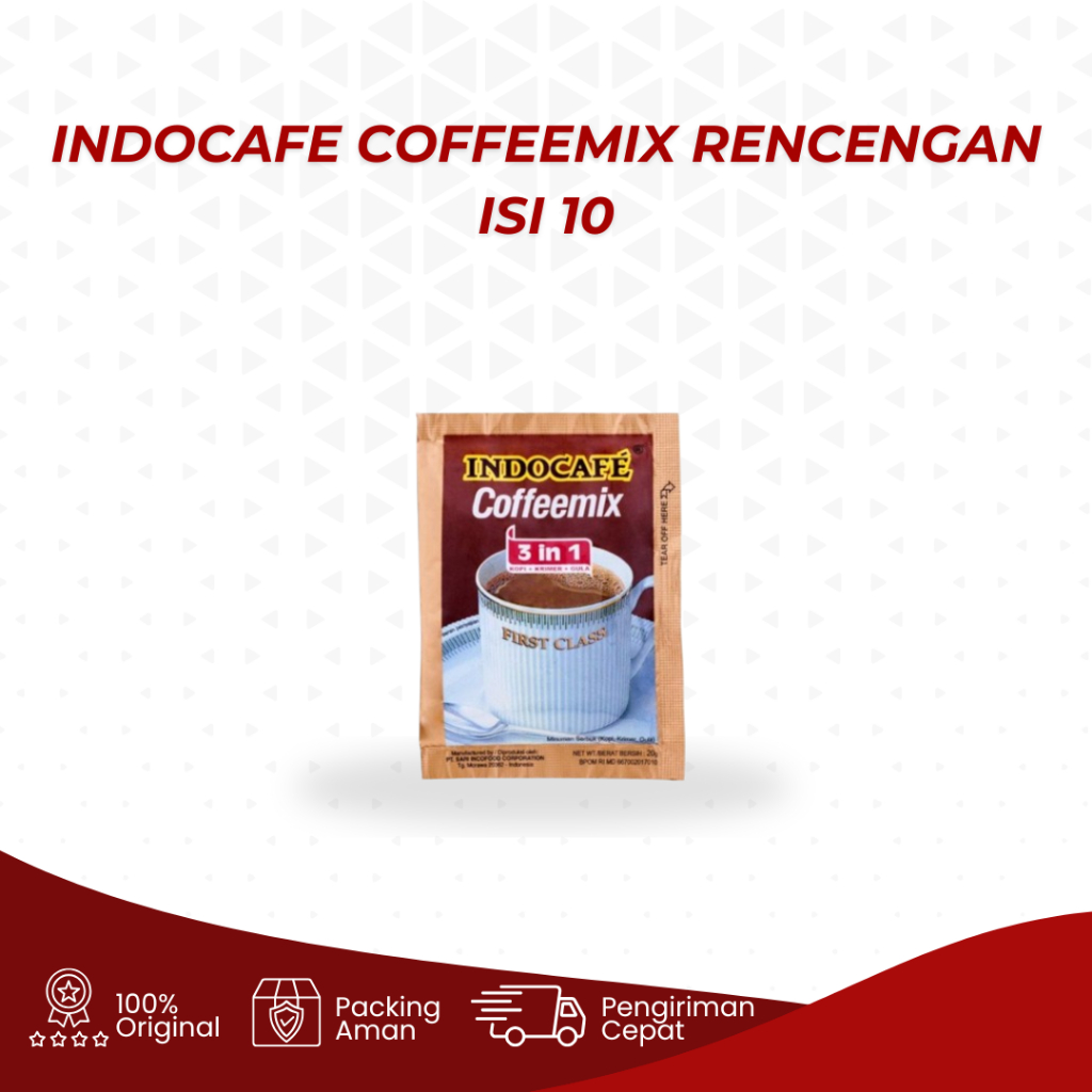 

Indocafe Coffeemix Renceng Isi 10 Sachet