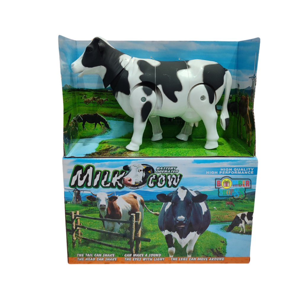 Mainan Anak Walking Robot Safari Jerapah Sapi Kelinci Cow Rhino Badak Berjalan Musik Suara Lampu