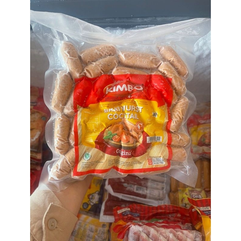 

Sosis Kimbo Bratwurst Cocktail 500gr