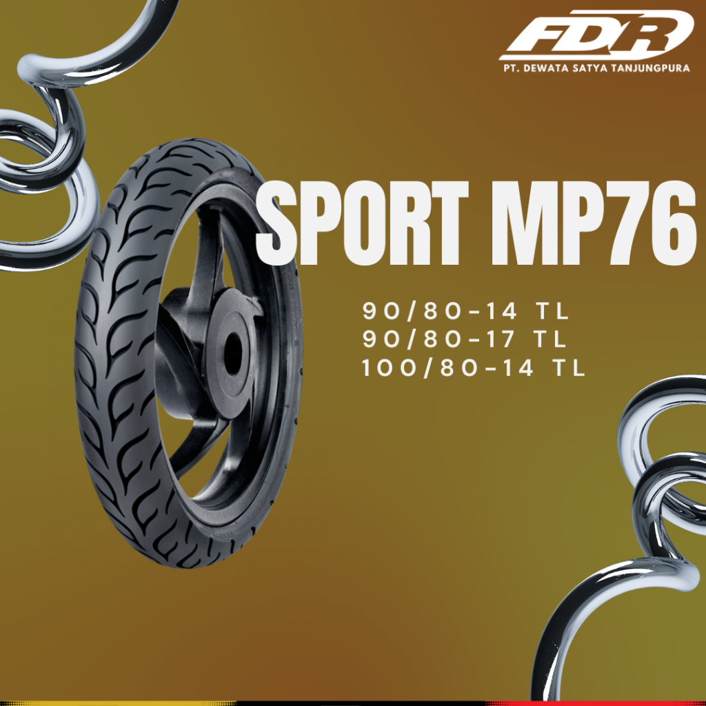 FDR TL SPORT MP76 RING 17 & RING 14 BAN MOTOR "TUBELESS"