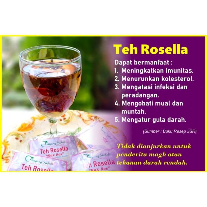 

WEDANG TEH ROSELA (WEDANG UWUH RIMPANG SEHATI)