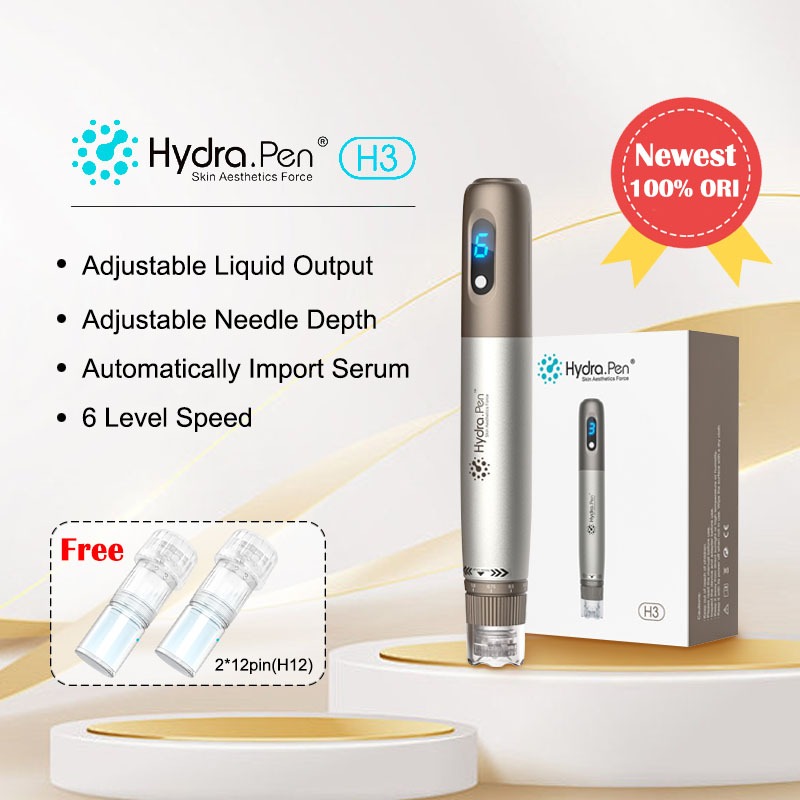 InDkk 100% ORI&GaransiNewest Dr.Pen A10 Wireless Nano-Needle Electric DERMAPEN A10-W (Jarum gratis)