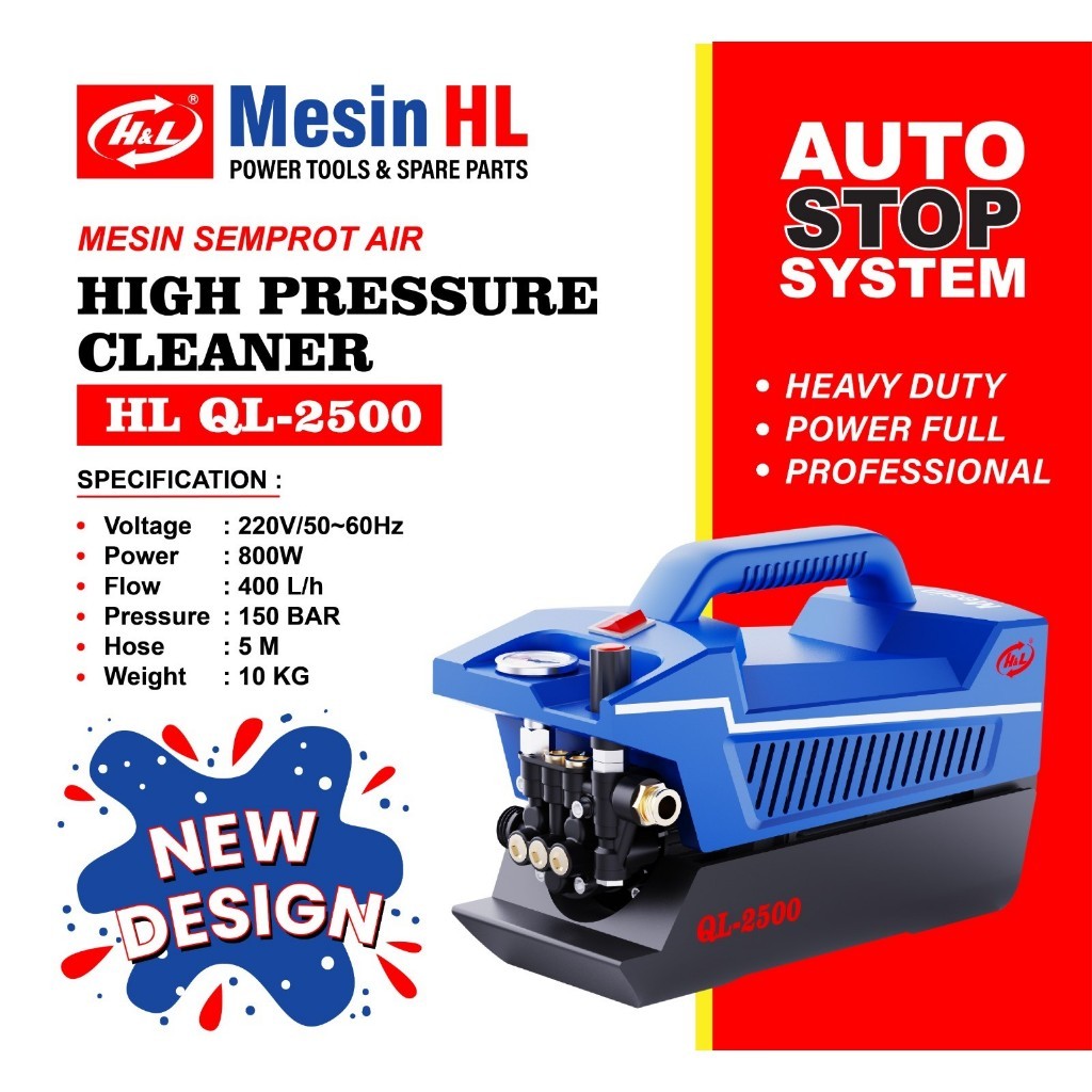 Mesin Cuci Mobil Jet Cleaner H&L QL 2500 QL2500