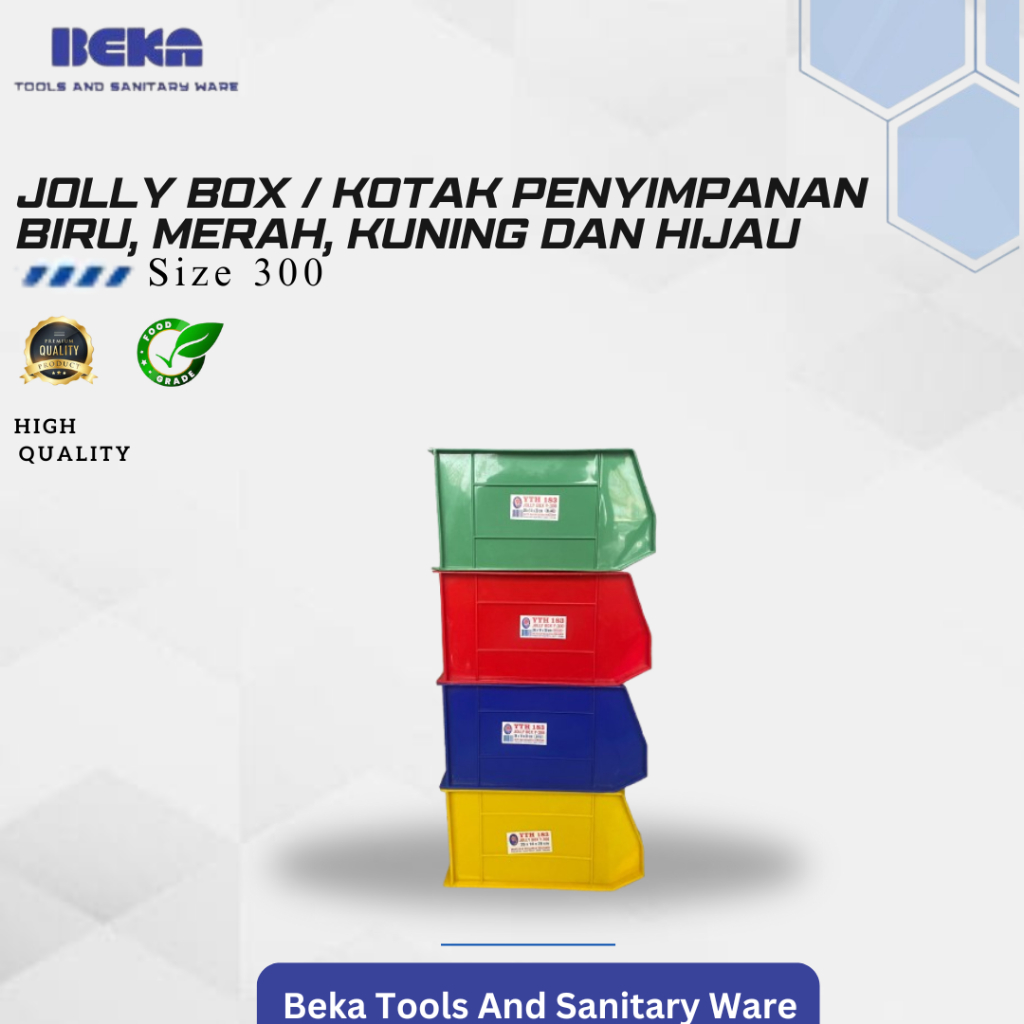 Jolly Box 300 /Keranjang Susun / Keranjang Sparepart / Perkakas Rumah