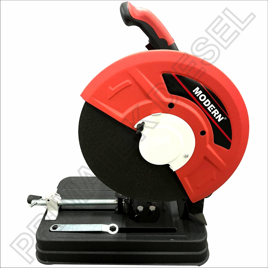 (MODERN M-2480D) Mesin Cut Off Mesin Gergaji Potong M2480D MODERN Besi Aluminium Kayu Listrik 14" / 