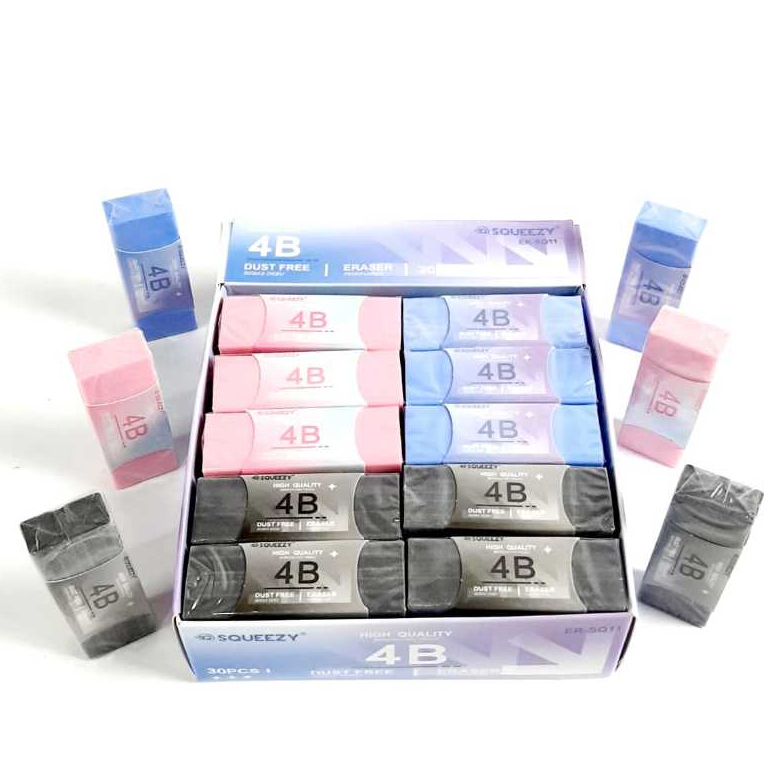 

Harga Grosir (1packs/10pcs ) Penghapus Eraser Warna Ukuran 5.5X2X1.5cm Besar