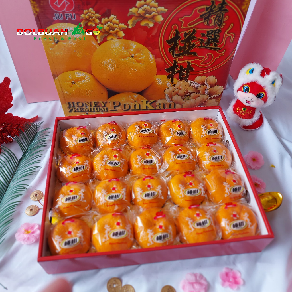 

Jeruk Honey Ponkam Premium isi 20 - Hampers Imlek Chinese New Year CNY - Dolbuah