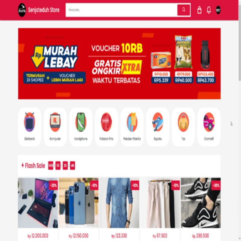 Web Toko Online Senjateduh (Midtrans & Rajaongkir)