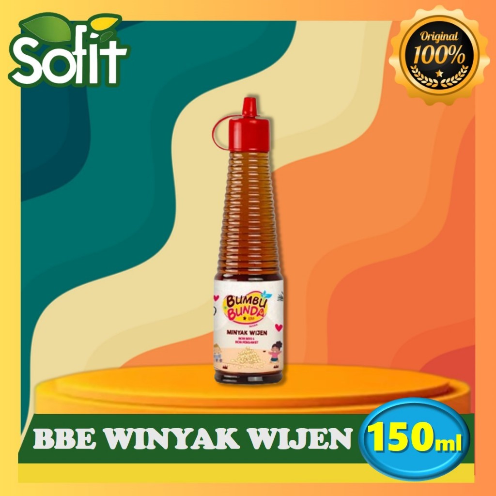 

Bumbu Bunda Elia Minyak Wijen Non MSG 150ml - Lezat dan Sehat - Rasa Autentik dan Bergizi - Sofit