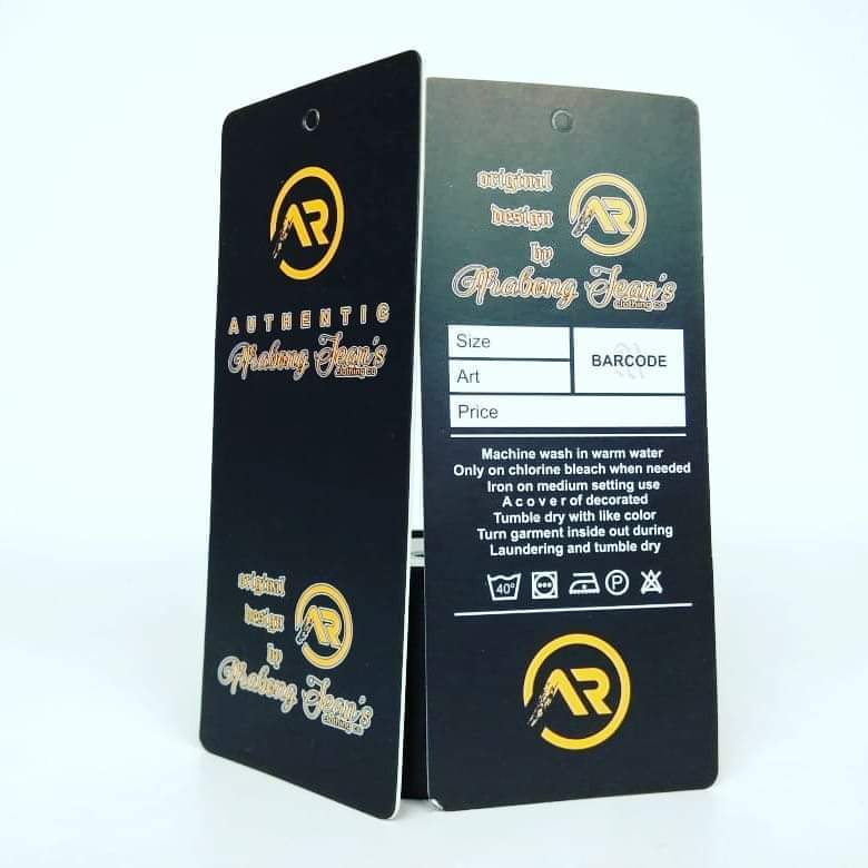 

FREE DESIGN Hang tag custom hangtag label baju premium hangtag tebal 700gsm