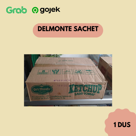 

Delmonte Sachet Tomat 24 Pak (1 Dus)