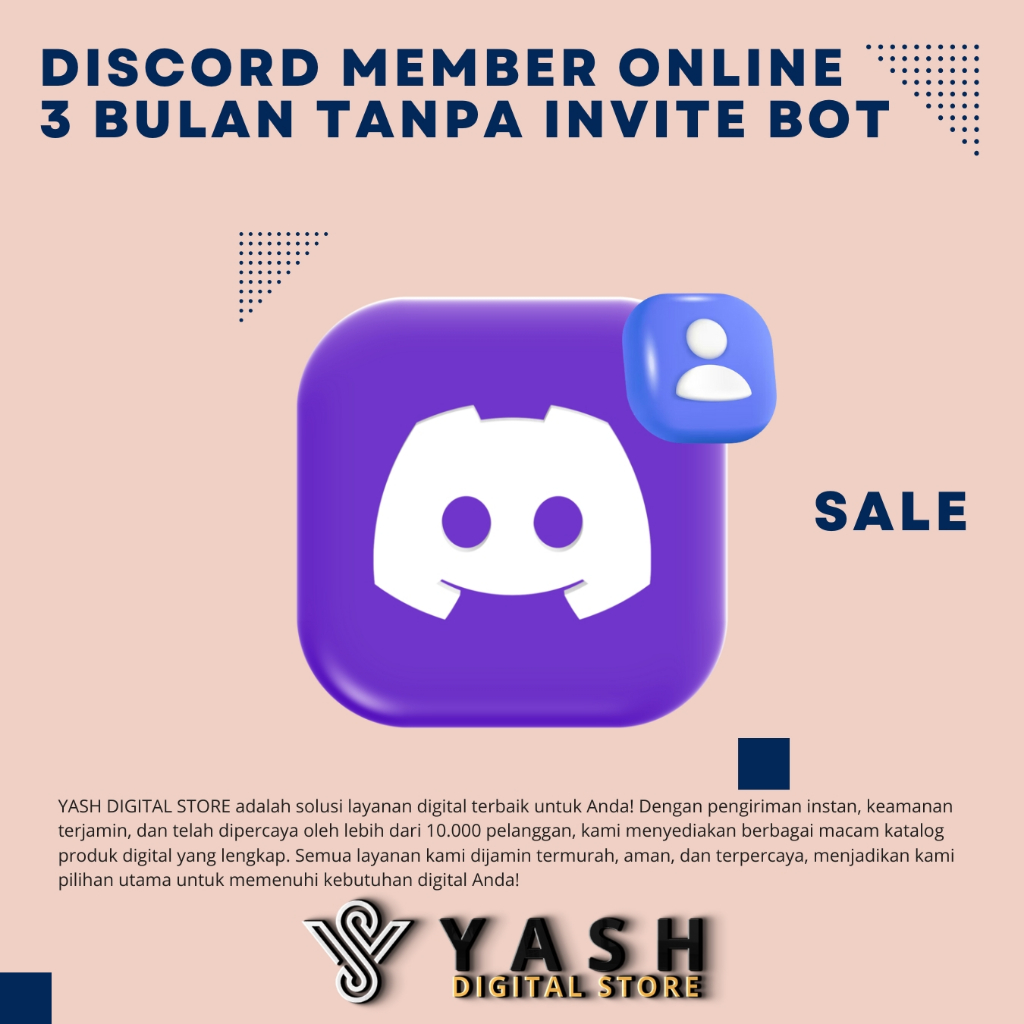 JASA TAMBAH MEMBER/ANGGOTA SERVER DISCORD | SOLUSI CEPAT UNTUK SERVER RAMAI TAMBAH MEMBER DISCORD TA