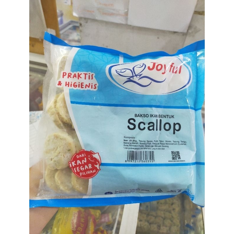 

JOYFUL SCALLOP IKAN 500G