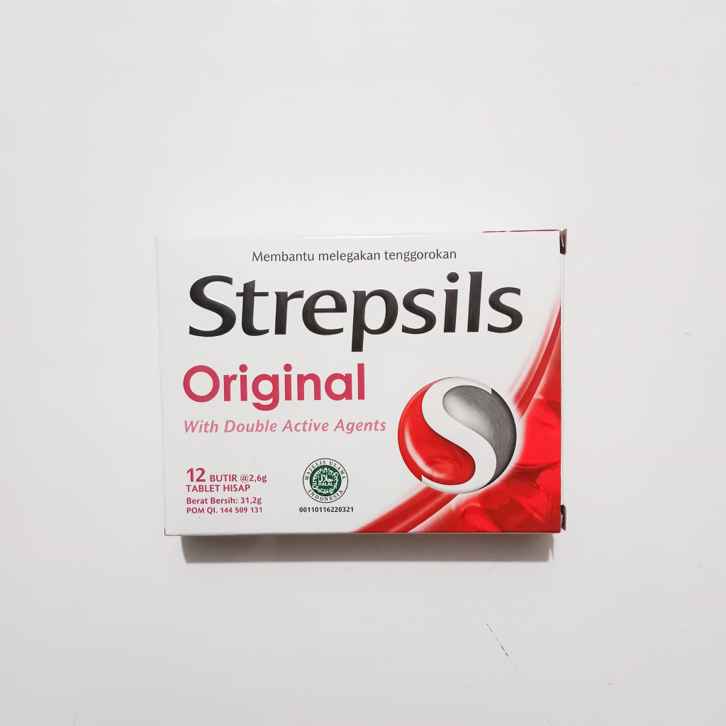 

STREPSILS isi 12 - PERMEN PEREDA TENGGOROKAN